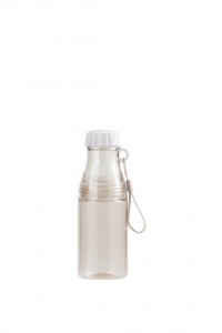 Botella de agua de plástico GRS